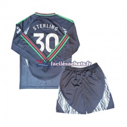 Maillot Arsenal Sterling 30 2024-2025 Extérieur Enfant ML