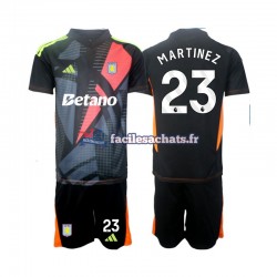 Maillot Aston Villa Emiliano Martinez 23 2024-2025 Gardien Extérieur Enfant MC