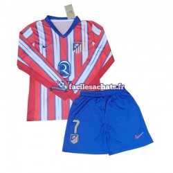 Maillot Atlético Madrid Antoine Griezmann 7 2024-2025 Domicile Enfant ML