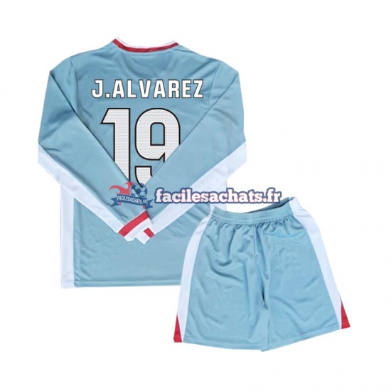 Maillot Atlético Madrid Julian Alvarez 19 2024-2025 Extérieur Enfant ML
