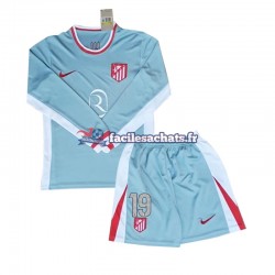 Maillot Atlético Madrid Julian Alvarez 19 2024-2025 Extérieur Enfant ML