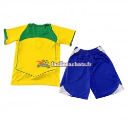 Maillot Brésil Retro 2004 Domicile Enfant MC