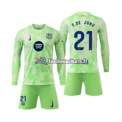 Maillot FC Barcelone F DE JONG 21 2024-2025 3ème Enfant ML