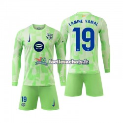 Maillot FC Barcelone Lamine Yamal 19 2024-2025 3ème Enfant ML