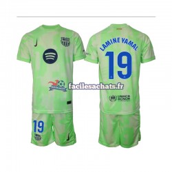 Maillot FC Barcelone Lamine Yamal 19 2024-2025 3ème Enfant MC
