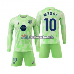 Maillot FC Barcelone Lionel Mess 10 2024-2025 3ème Enfant ML