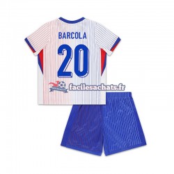Maillot France Bradley Barcola 20 2024 Extérieur Enfant MC