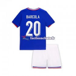 Maillot France Bradley Barcola 20 2024 Domicile Enfant MC