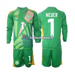 Maillot Allemagne Manuel Neuer 1 2024-2025 Gardien 3ème Enfant ML