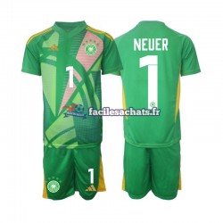 Maillot Allemagne Manuel Neuer 1 2024-2025 Gardien 3ème Enfant MC