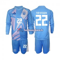 Maillot Allemagne Ter Stegen 22 2024-2025 Gardien 4ème Enfant ML