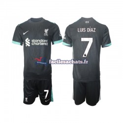 Maillot Liverpool Luis Diaz 7 2024-2025 Extérieur Enfant MC