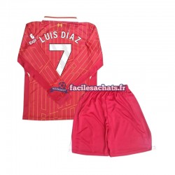 Maillot Liverpool Luis Diaz 7 2024-2025 Domicile Enfant ML