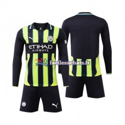 Maillot Manchester City 2024-2025 Extérieur Enfant ML
