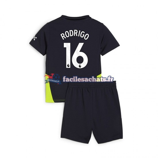 Maillot Manchester City RODRIGO 16 2024-2025 Extérieur Enfant MC