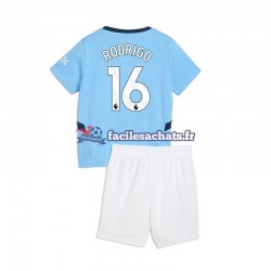 Maillot Manchester City RODRIGO 16 2024-2025 Domicile Enfant MC