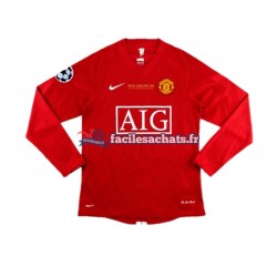 Maillot Manchester United Champion League Retro 2007 Domicile Homme ML