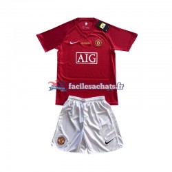 Maillot Manchester United Champion League 2007 Domicile Enfant MC