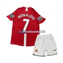 Maillot Manchester United Cristiano Ronaldo 7 Retro 2007 Domicile Enfant MC