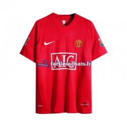 Maillot Manchester United Retro 2007 Domicile Homme ML