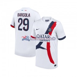 Maillot Paris Saint-Germain Bradley Barcola 29 2024-2025 Extérieur Homme MC