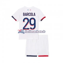 Maillot Paris Saint-Germain Bradley Barcola 29 2024-2025 Extérieur Enfant MC