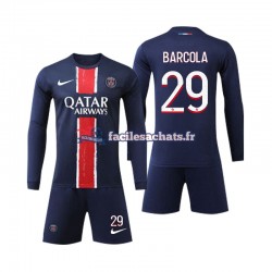 Maillot Paris Saint-Germain Bradley Barcola 29 2024-2025 Domicile Enfant ML