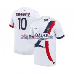 Maillot Paris Saint-Germain Ousmane Dembele 10 2024-2025 Extérieur Homme MC