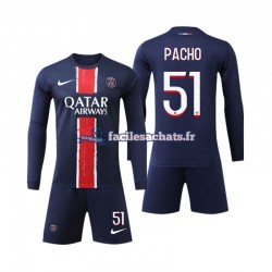 Maillot Paris Saint-Germain Pacho 51 2024-2025 Domicile Enfant ML