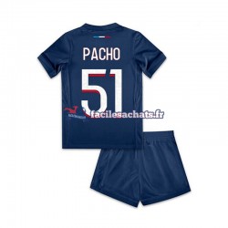 Maillot Paris Saint-Germain Willian Pacho 51 2024-2025 Domicile Enfant MC