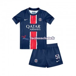 Maillot Paris Saint-Germain Willian Pacho 51 2024-2025 Domicile Enfant MC