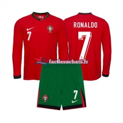 Maillot Portugal Ronaldo 7 Euro 2024 Domicile Enfant ML