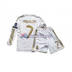 Maillot Real Madrid Cristiano Ronaldo 7 2011 Domicile Enfant ML