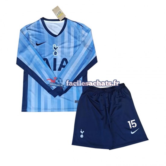 Maillot Tottenham Spurs Bergvall 15 2024-2025 Extérieur Enfant ML