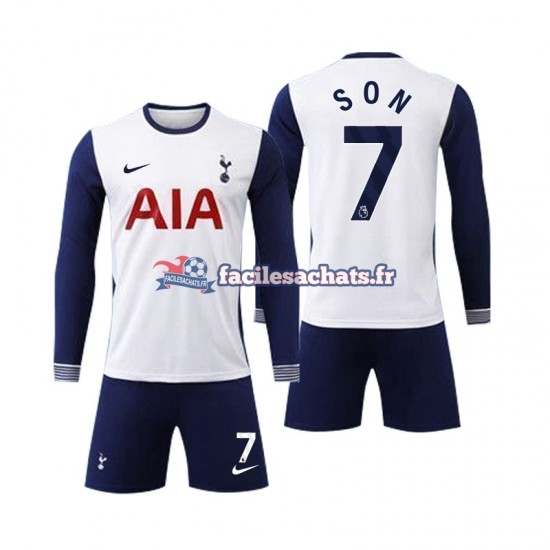 Maillot Tottenham Spurs Son 7 2024-2025 Domicile Enfant ML