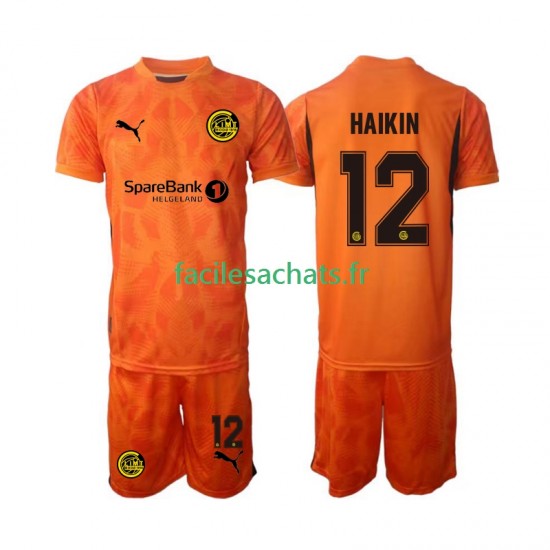 Maillot FK Bodø/Glimt Nikita Haikin 12 2025 Gardien Extérieur Enfant MC