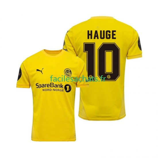 Maillot FK Bodø/Glimt Jens Petter Hauge 10 2025 Domicile Homme MC