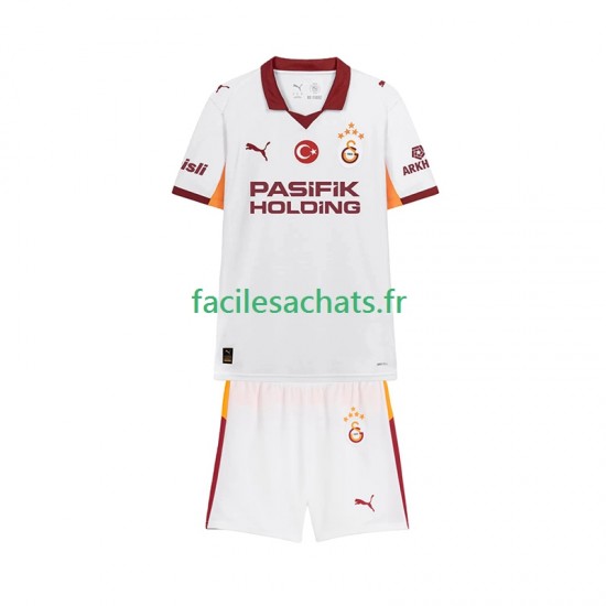 Maillot Galatasaray 2025-2026 Extérieur Enfant MC