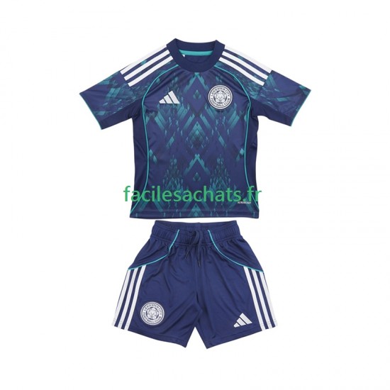 Maillot Leicester City 2025-2026 Extérieur Enfant MC