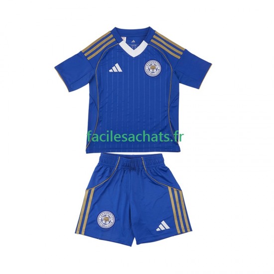 Maillot Leicester City 2025-2026 Domicile Enfant MC