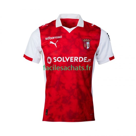 Maillot SC Braga 2025-2026 Domicile Homme MC