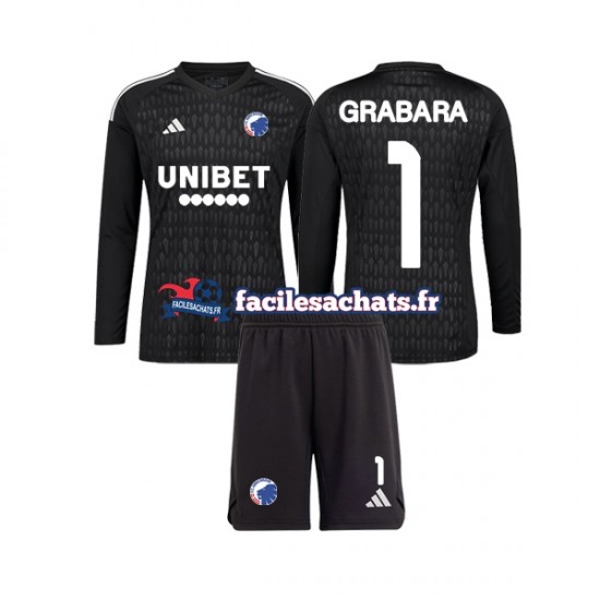 Maillot FC Copenhague GRABARA 1 2023-2024 Gardien Extérieur Enfant ML