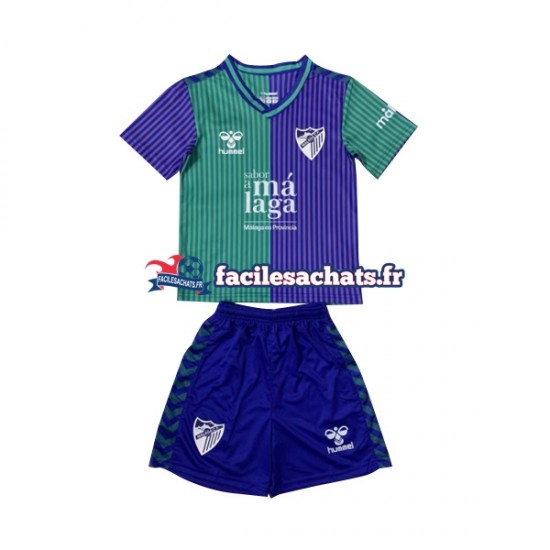 Maillot Málaga CF 2023-2024 Extérieur Enfant MC