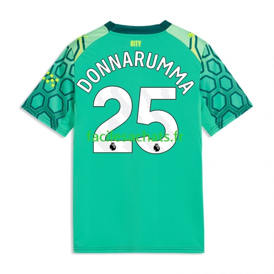 Maillot Manchester City Gianluigi Donnarumma 25 2026-2027 Gardien Domicile Homme MC