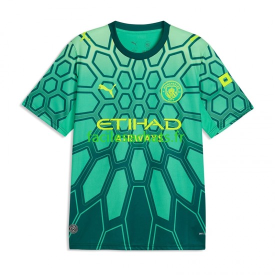 Maillot Manchester City Gianluigi Donnarumma 25 2026-2027 Gardien Domicile Homme MC