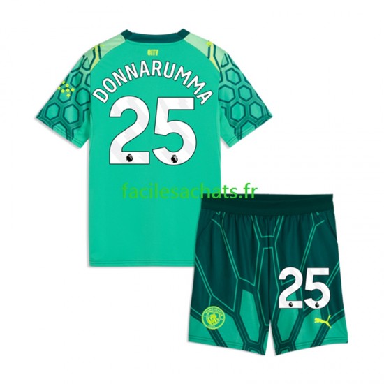 Maillot Manchester City Gianluigi Donnarumma 2026-2027 Gardien Domicile Enfant MC