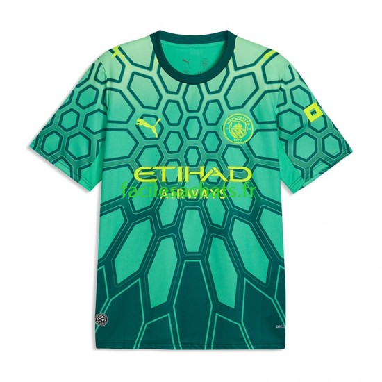Maillot Manchester City Gianluigi Donnarumma 2026-2027 Gardien Domicile Enfant MC