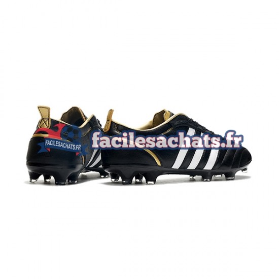 Adidas ADIPURE FG Blanc Noir Chaussures de Football