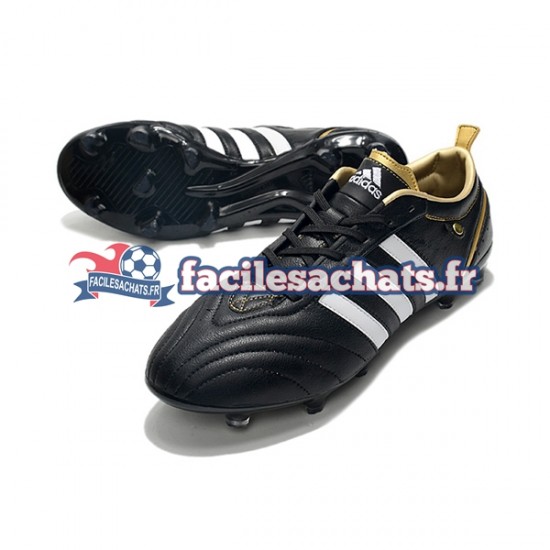 Adidas ADIPURE FG Blanc Noir Chaussures de Football