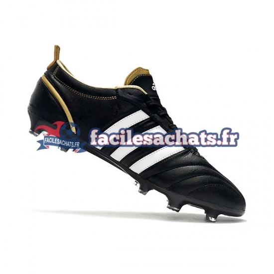 Adidas ADIPURE FG Blanc Noir Chaussures de Football